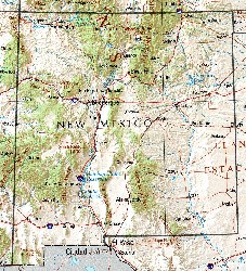 New Mexico Fishing Map